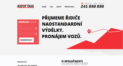 Desktop Screenshot of kuryr-taxi.cz